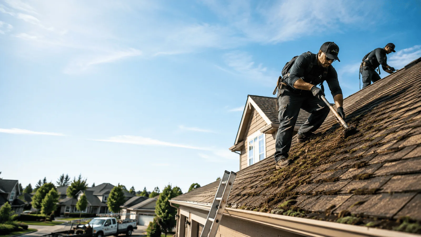 Roof Moss Removal in Beaverville, IL near me